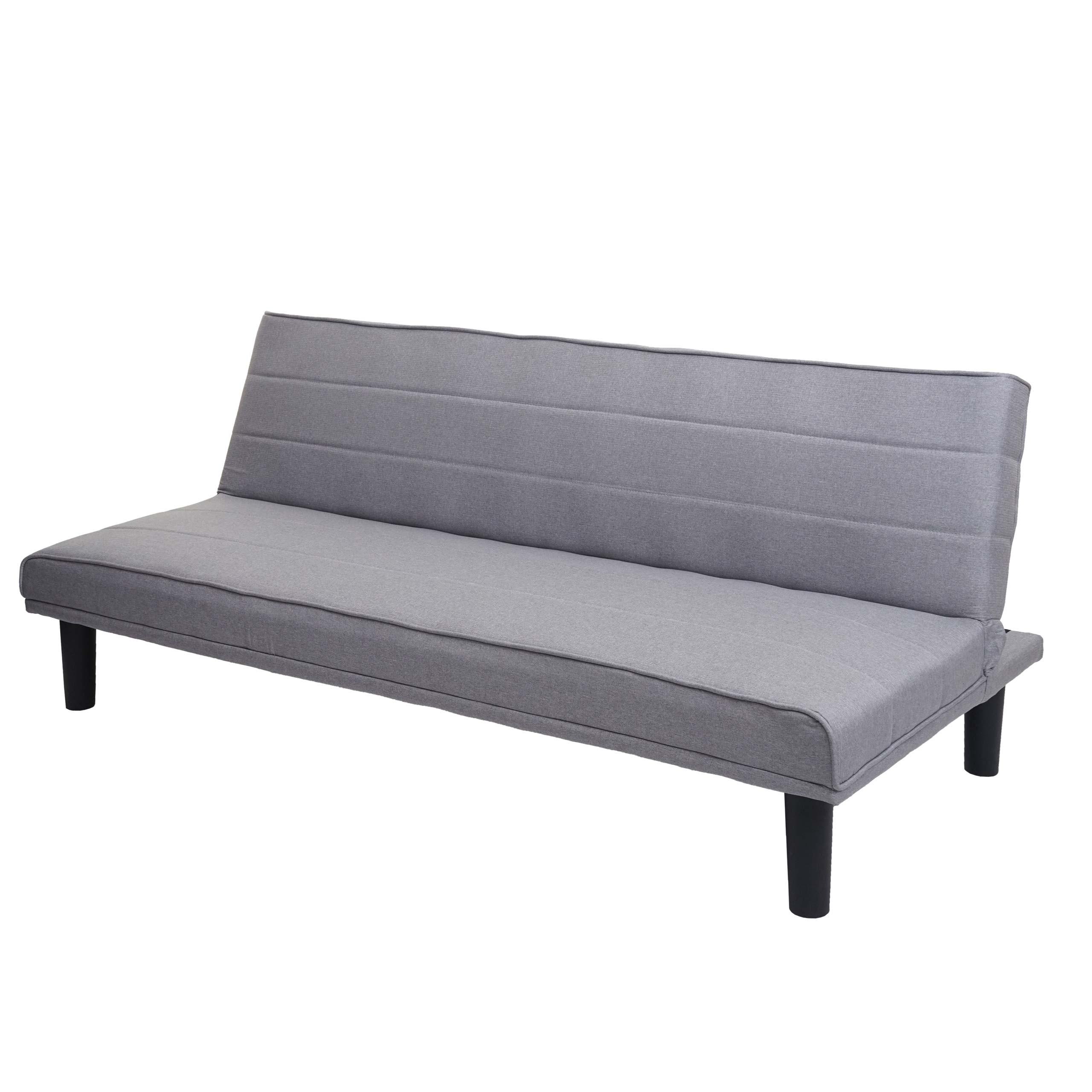 SCHLAFSOFA Grau - Grau, Textil (165/72/78cm) - MCW