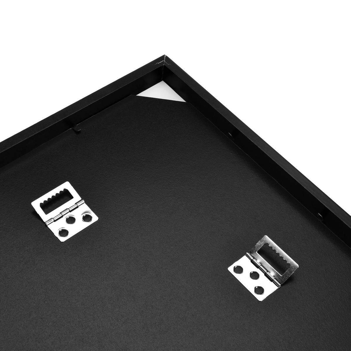 BILDERRAHMEN Galeria 13x18cm Schwarz - Schwarz, Holzwerkstoff (30/2cm) - BoMoe