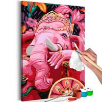 MALEN NACH ZAHLEN 40/50 cm - Multicolor, Textil (1.4/50cm) - KUNSTLOFT