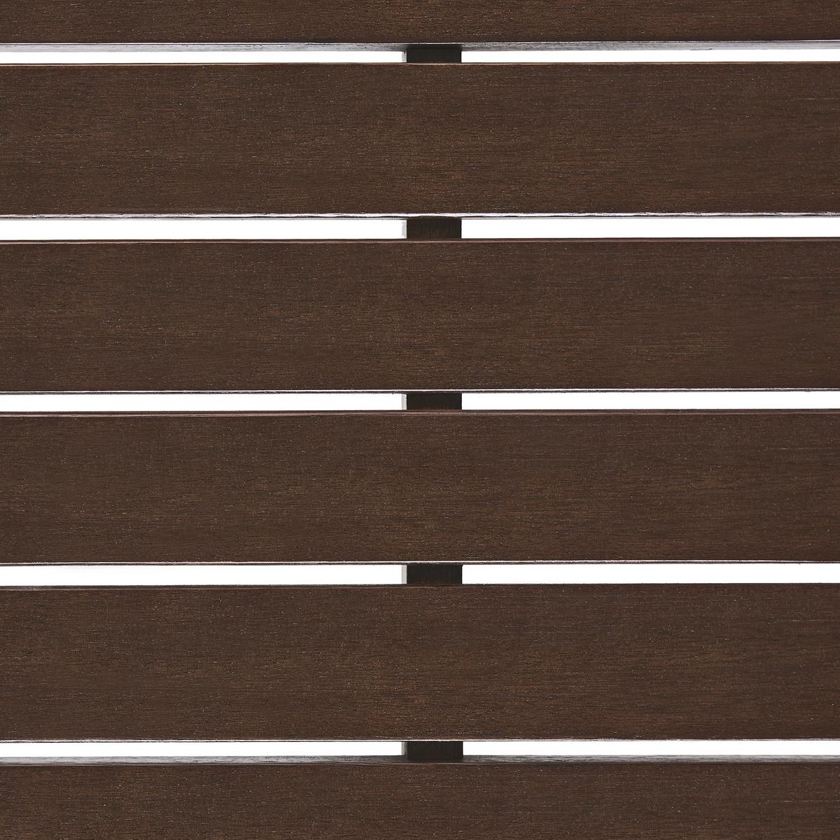 GARTENBANK Eukalyptusholz dunkelbraun 160 cm Tuscania - Dunkelbraun, Holz (160/45/35cm) - Beliani