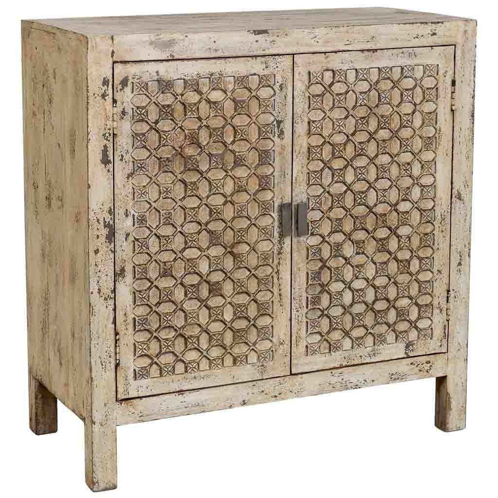 KOMMODE aus holz 85x40x90cm - Grau, Holz (85/90/40cm) - Wanderlust