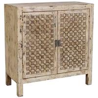KOMMODE aus holz 85x40x90cm - Grau, Holz (85/90/40cm) - Wanderlust