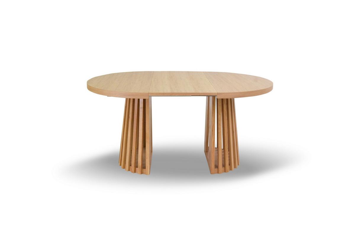 ESSTISCH LAMELLI Ausziehbar 110 - 210 / 110 x 76 cm - Eichefarben, Holz (110/110/76cm) - MASSENO