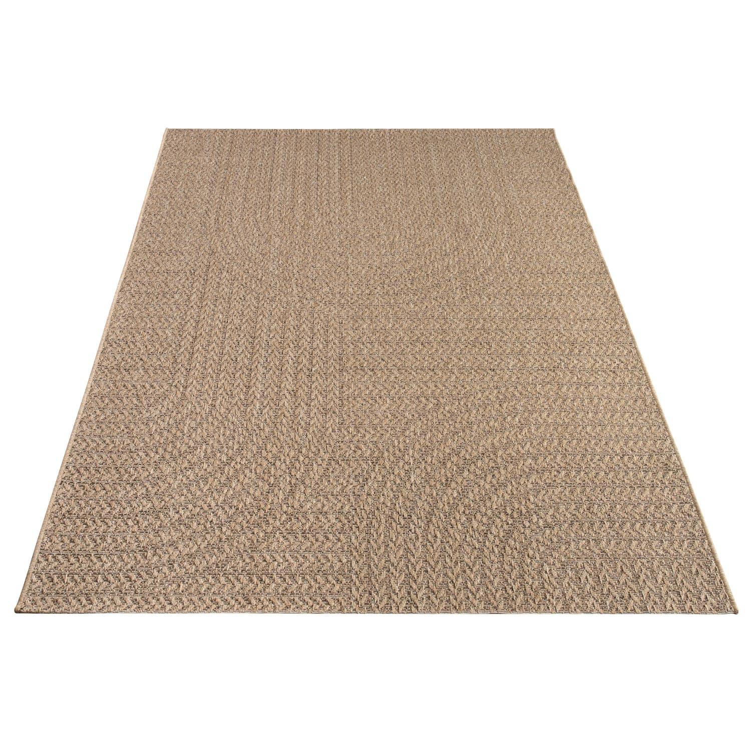 FLACHWEBTEPPICH, einfarbig, aus Polypropylen, Beige, 80 x 150 cm - Beige, Textil (150/80cm) - KADIMA DESIGN