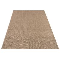 FLACHWEBTEPPICH, einfarbig, aus Polypropylen, Beige, 80 x 150 cm - Beige, Textil (150/80cm) - KADIMA DESIGN