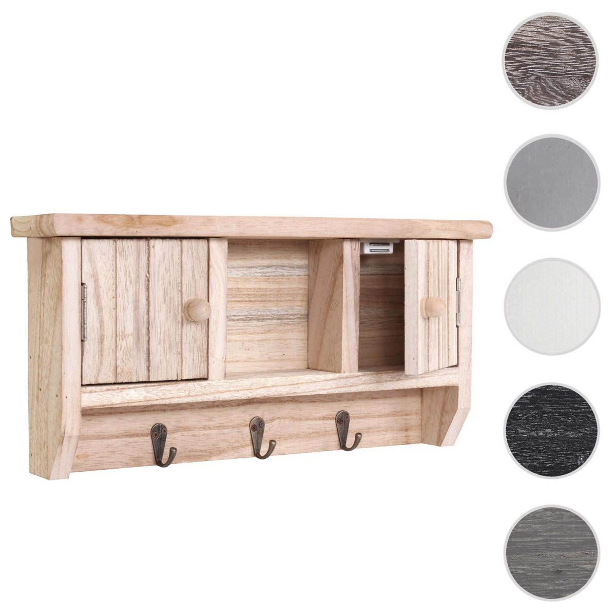 SCHLÜSSELBRETT Buche Dekor - Buchefarben, Holz (40/19/8cm) - MCW