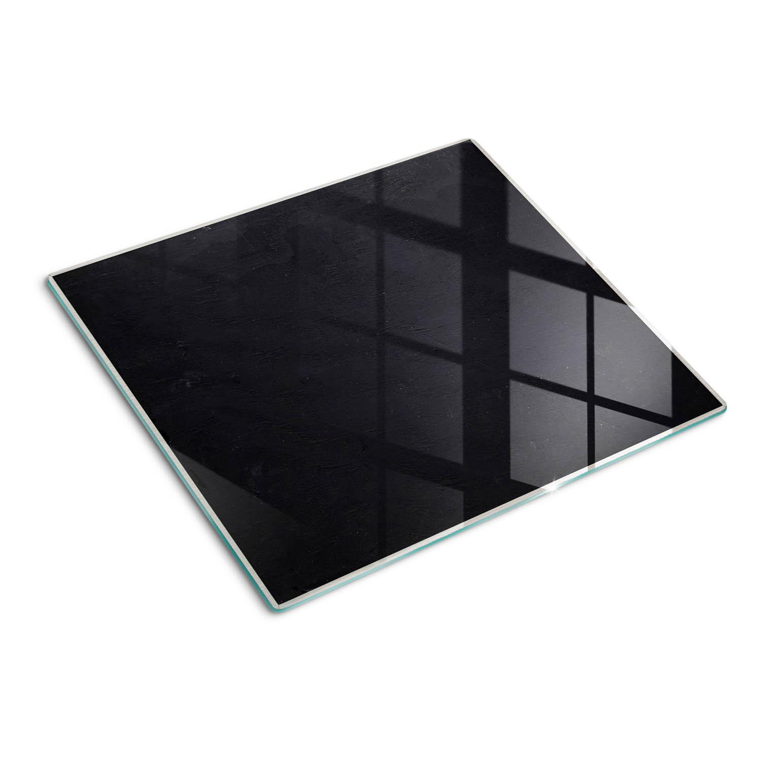 GLASPLATTE 60x52 cm Schwarzes Brett - Schwarz, Glas (60/0.4/52cm) - TULUP
