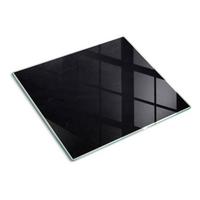 GLASPLATTE 60x52 cm Schwarzes Brett - Schwarz, Glas (60/0.4/52cm) - TULUP
