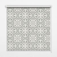 INNENROLLO - Fensterrollo - Rollo - 130x140 cm - Portugiesische Fliesen - Grün, Kunststoff (130/140/0.5cm) - TULUP