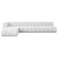 ECKSOFA modulares Sofa Darnel-L3 - 387x177x70 cm Weiß - Weiß, Holzwerkstoff/Textil (387/177cm) - ALTDECOR