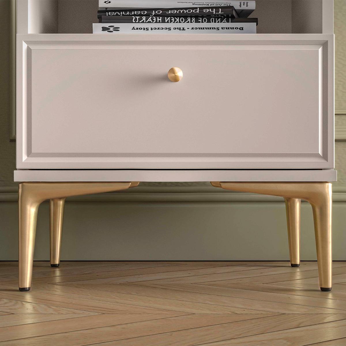 NACHTTISCH Sélène Kaschmir - Kaschmir, Holzwerkstoff (45/53/34cm) - Petits-meubles