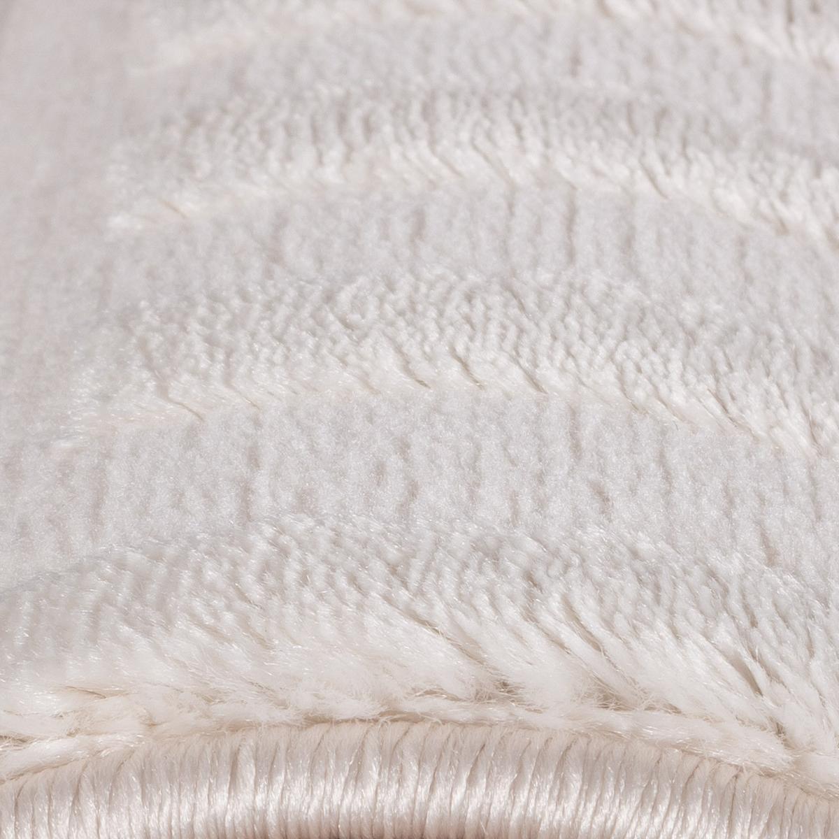 TEPPICH Kurzflor ILLER in Creme, mit 3D-Design, aus Jute, Florhöhe 12 mm, 120 x 170 cm - Beige, Textil (170/120cm) - KADIMA DESIGN