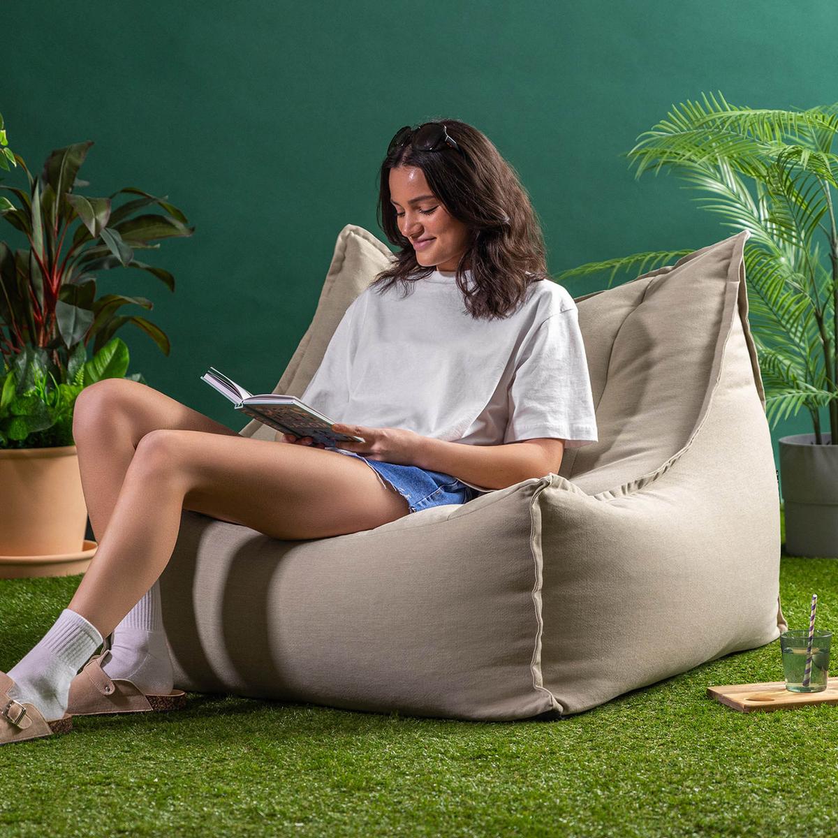 SITZSACK Outdoor Alto - Beige, Textil (94/75/94cm) - icon