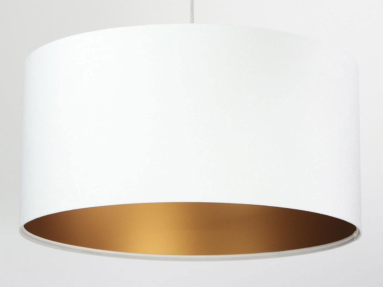 HÄNGELEUCHTE Gold 50/25 cm - Goldfarben/Weiß, Kunststoff (50/0.8/25cm) - ONZENO