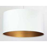 HÄNGELEUCHTE Gold 50/25 cm - Goldfarben/Weiß, Kunststoff (50/0.8/25cm) - ONZENO