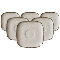 KAFFEEUNTERTASSEN Casa Beige ø 13,5 cm 6er Set - Beige, Keramik (13.5cm) - Ritzenhoff Breker