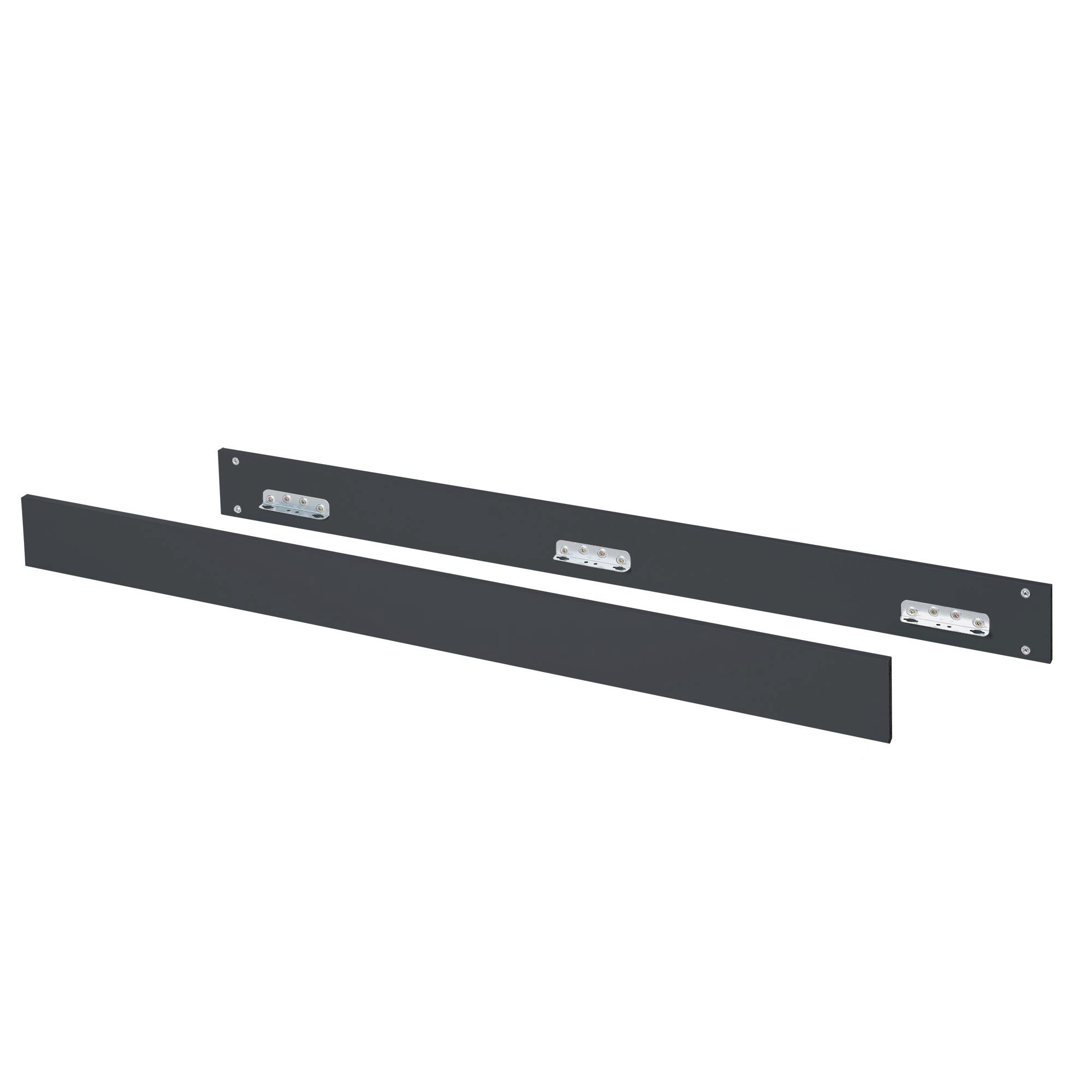 UNIVERSALUMBAUSEITEN anthrazit - Anthrazit, Holzwerkstoff (1.5/13/139cm) - Roba