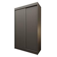 SCHWEBETÜRENSCHRANK SOFIA 120/216/61 cm 2-türig Grau - Grau, Holzwerkstoff (120/216/61cm) - MASSENO