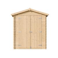 GARTENHAUS HOLZ M367C1 1,98 m² - Naturfarben, Holz (196/218/136cm) - Timbela