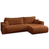 ECKSOFA CLOUD II XL mit Schlaffunktion Vibe 56 - Orange, Textil (280/152cm) - Lookway