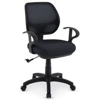 KINDERDREHSTUHL COOL-1 schwarz - Schwarz, Textil (58/97/58cm) - IDIMEX