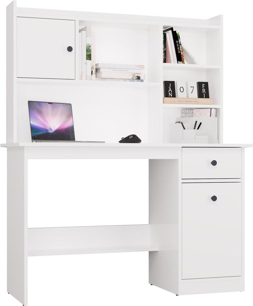 SCHREIBTISCH Artisan Eiche 120/145/45 - Weiß, Holzwerkstoff (90/50/145cm) - RAUMHIRSCH FURNITURE