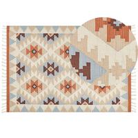 KELIM-TEPPICH Dilijan 230/160 cm - Multicolor, Textil (160/230cm) - Beliani