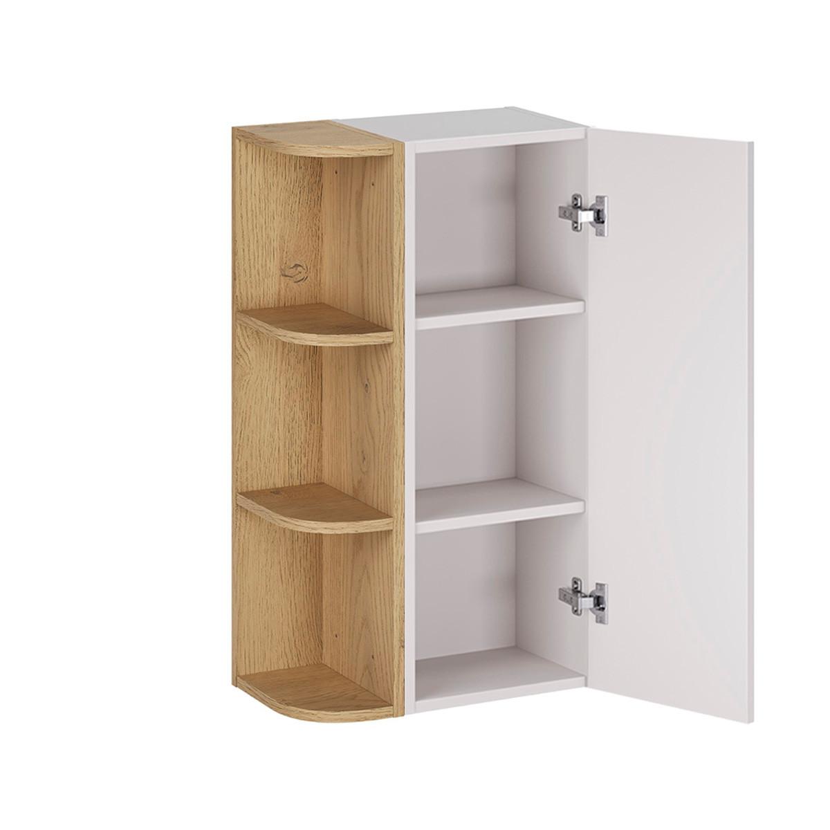 SCHRANKORIA Weiß - Weiß, Holzwerkstoff (45/80/26.6cm) - Petits-meubles