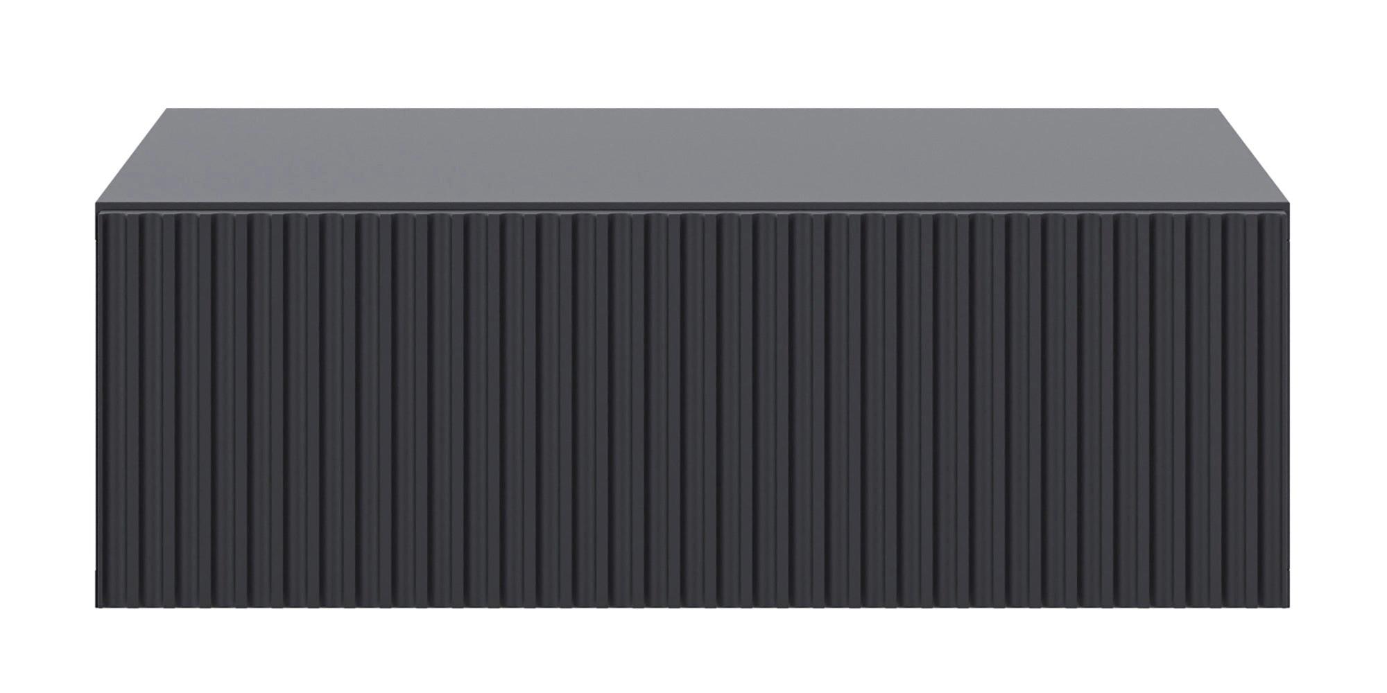 NACHTTSCHRANK Veldio Schwarz 50 cm - Schwarz, Holzwerkstoff (50/17/35.6cm) - Selsey