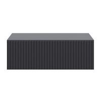 NACHTTSCHRANK Veldio Schwarz 50 cm - Schwarz, Holzwerkstoff (50/17/35.6cm) - Selsey