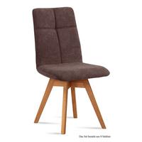 ESSZIMMERSTUHL drehbar (8er-Set) Dorea 47x92x60 Eiche geölt/Braun - Eichefarben/Braun, Kunststoff (60/92/47cm) - 58aufmkessel