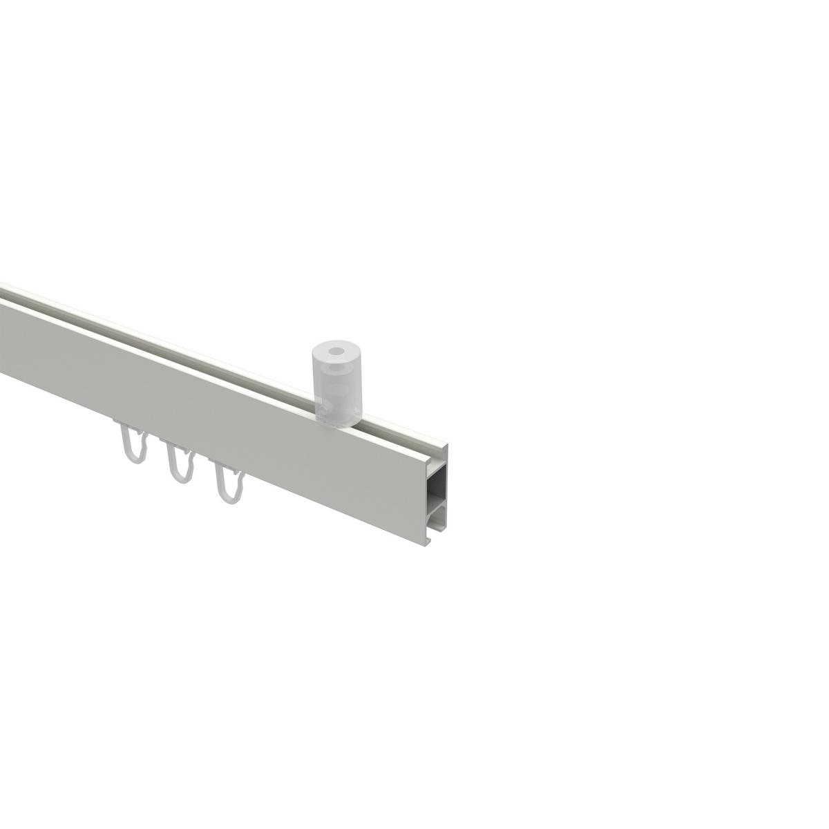 GARDINENSTANGE INNENLAUF Sonius Paxo 140 cm, 1-läufig, 14x35 mm Weiß - Weiß, Metall (140cm) - INTERDECO