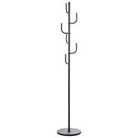 GARDEROBENSTÄNDER Schwarz Flagler - Schwarz, Metall (32/170/32cm) - Beliani