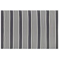 OUTDOOR-TEPPICH Delhi 180/120 cm - Schwarz, Kunststoff (120/180cm) - Beliani