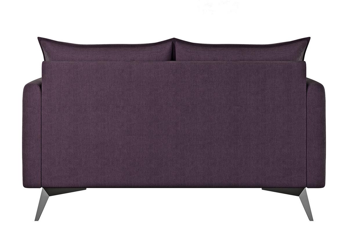 2-SITZER-SOFA Pulse Lila Luxusmicrofaser - Lila/Schwarz, Holz/Textil (138/86/91cm) - S-Style Möbel