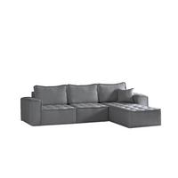 ECKSOFA Sande In Alpine - Anthrazit, Holzwerkstoff/Textil (292/192cm) - Fun Möbel