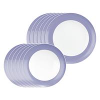 TAFELSERVICE Liberty Pure Colors Grape Purple 12-tlg. - Lila, Keramik (2/2/2cm) - Seltmann Weiden
