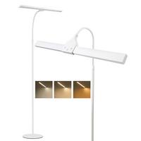 STEHLAMPE Lichtwin 26.0/22.0/156.0 cm - Weiß, Metall (156/26/22cm) - ZMH