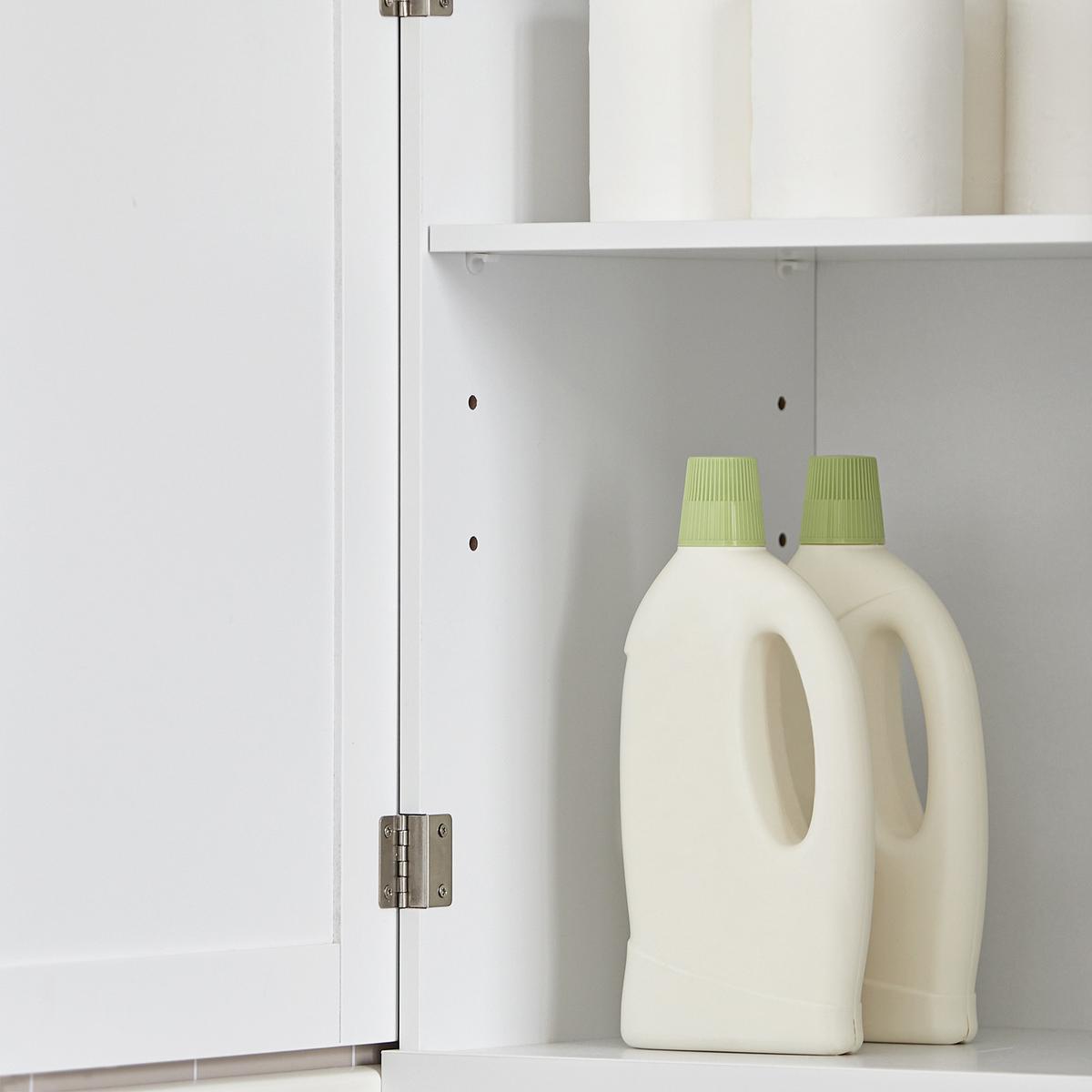 HOCHSCHRANK Weiß - Weiß, Holzwerkstoff (40/161/35cm) - SoBuy