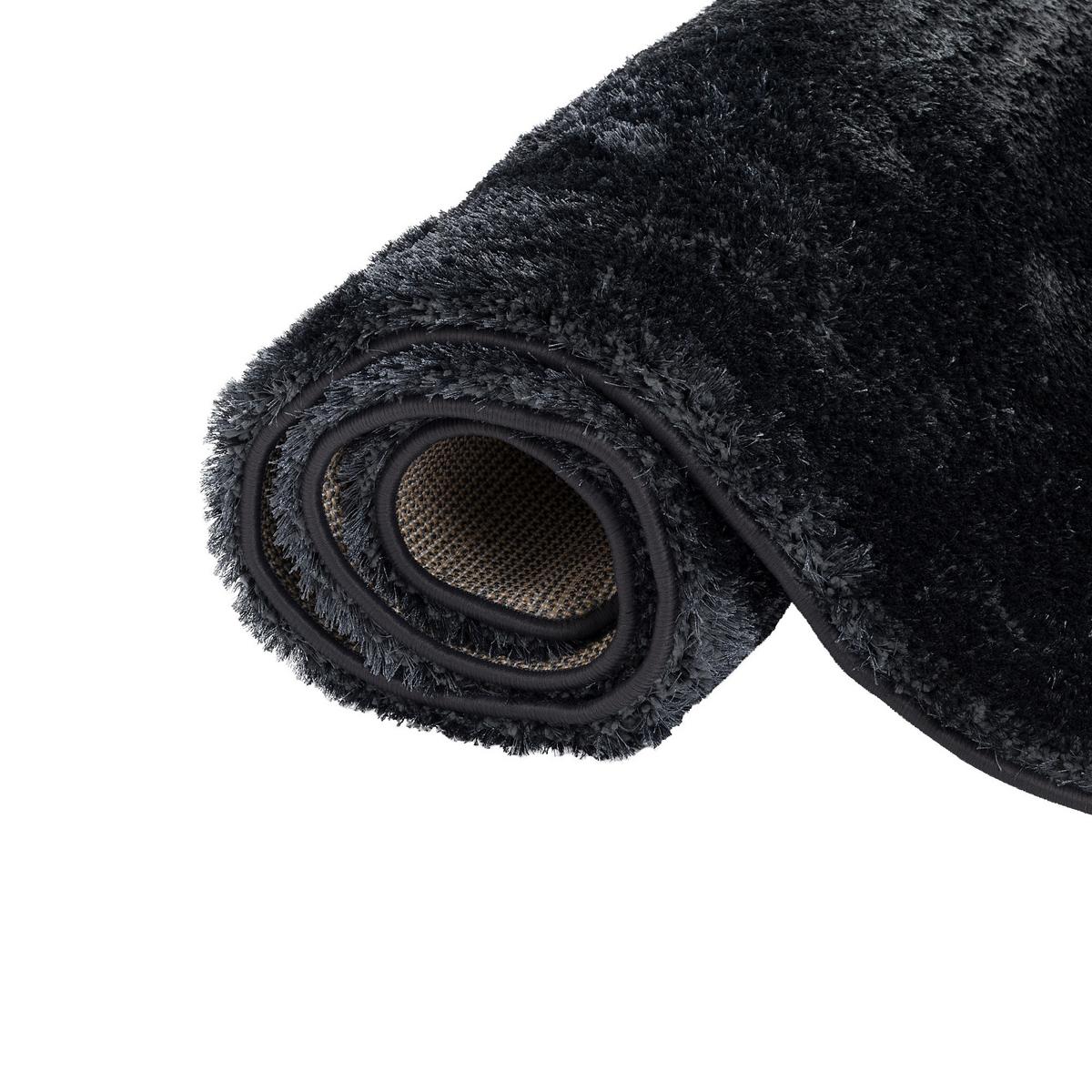 HOCHFLOR SHAGGY TEPPICH LUXUS FEELING MIX - Anthrazit, Textil (160/160cm) - Snapstyle