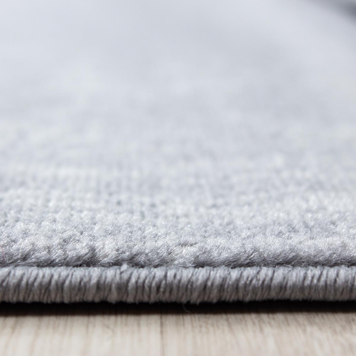 KURZFLORTEPPICH INN, in Steinoptik, Schwarz, 160 x 230 cm - Schwarz, Textil (160/230cm) - KADIMA DESIGN