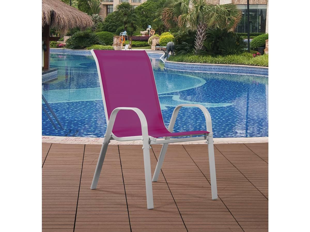 GARTENSESSEL cordoba Rosa - Pink, Metall (75/92/53cm) - Habitat Garten