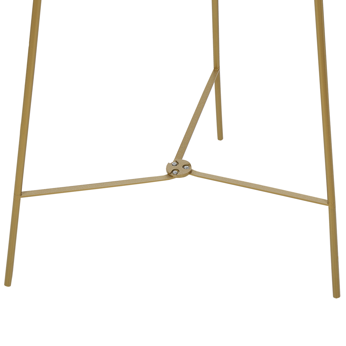 STEHLAMPE Mena 55/55/133 cm - Goldfarben, Metall (55/55/133cm) - Beliani