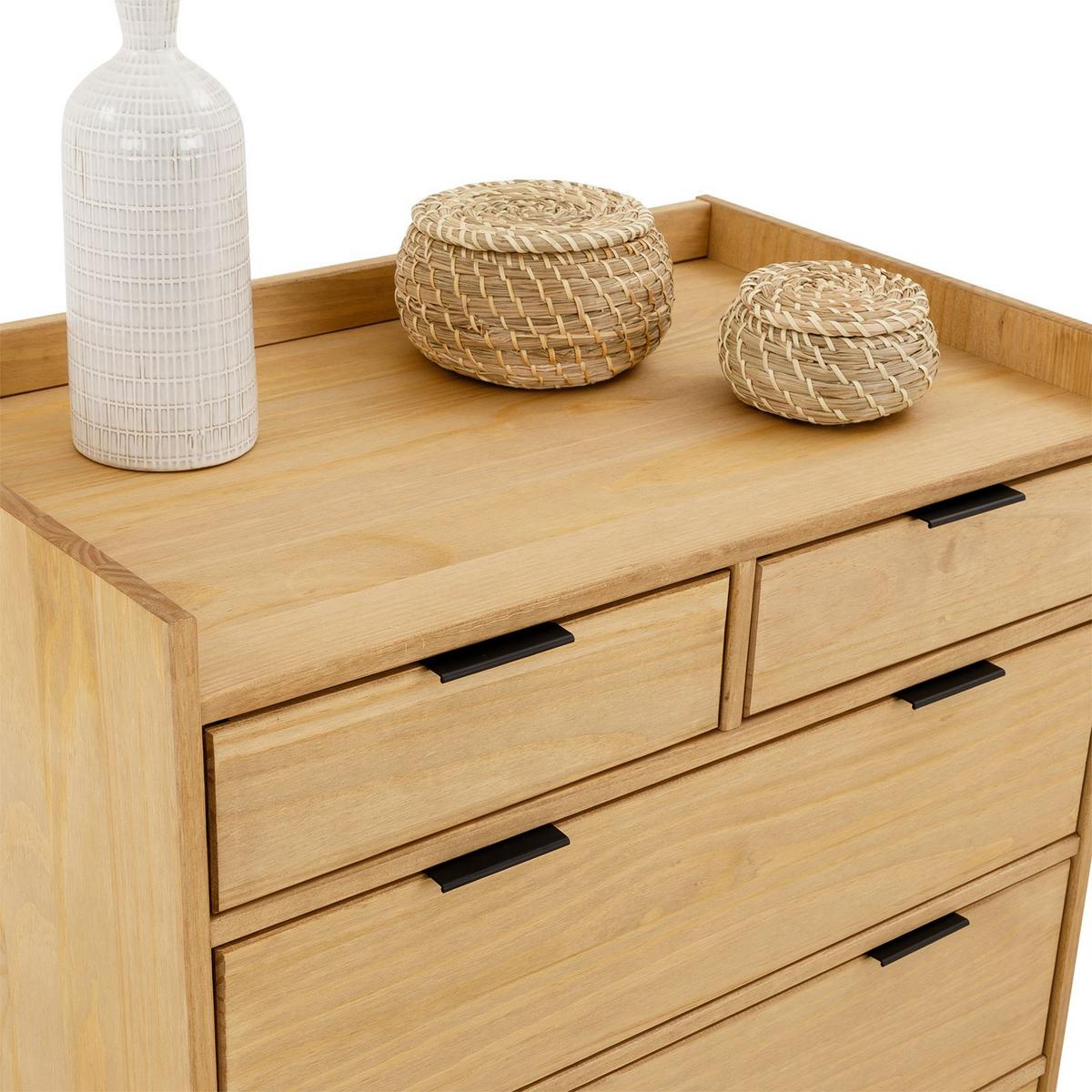 KOMMODE TEPERA braun - Braun, Holz (75/92/46cm) - IDIMEX