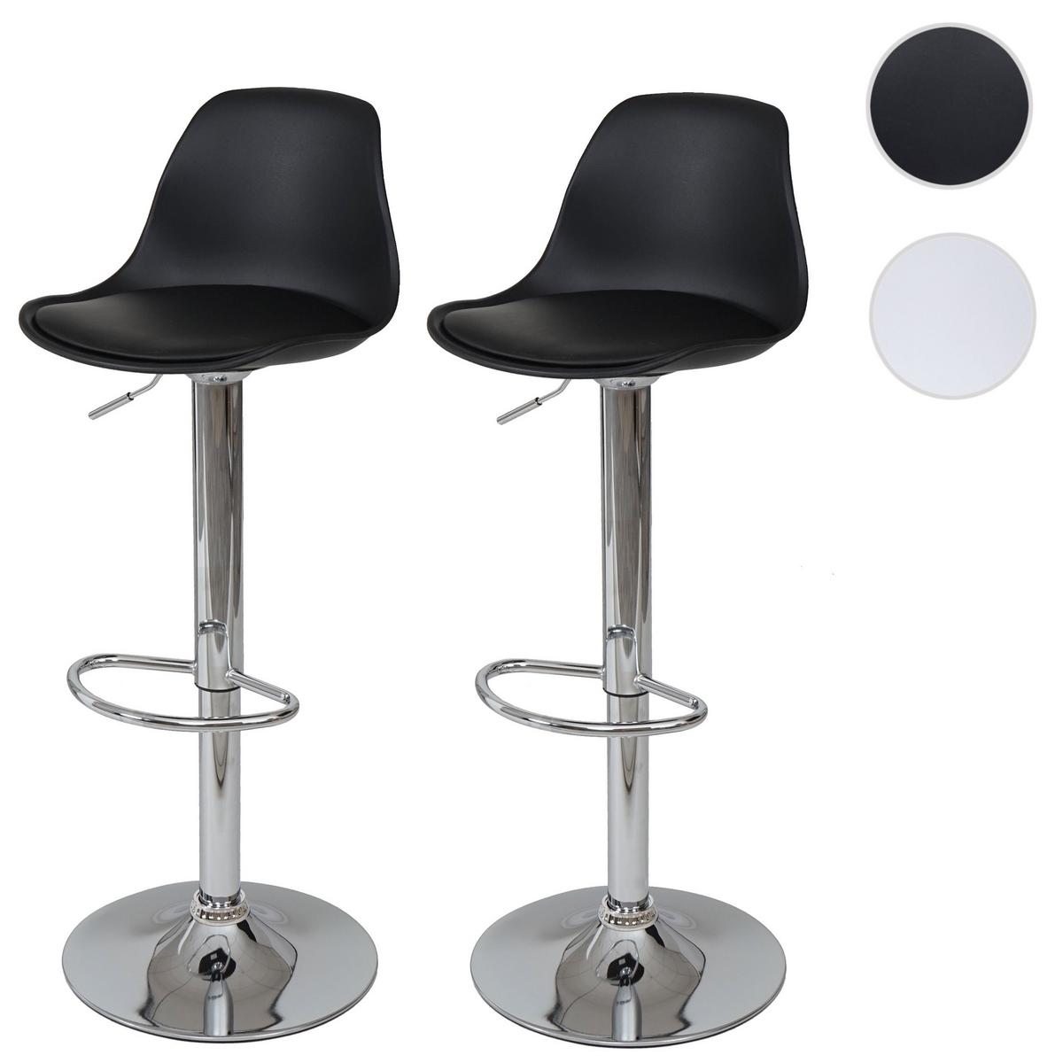 BARHOCKER Schwarz 2er-Set - Schwarz, Textil (39/103/43cm) - MCW