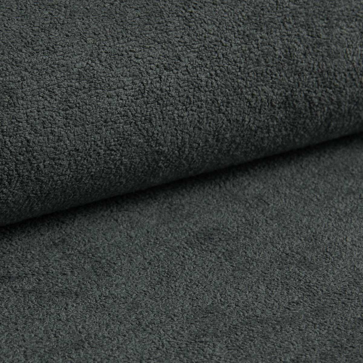ECKSOFA L Form Ablia Dunkelgrau 267/168/87 cm mit Schlaffunktion R - Dunkelgrau/Schwarz, Kunststoff/Textil (267/168cm) - AX Living