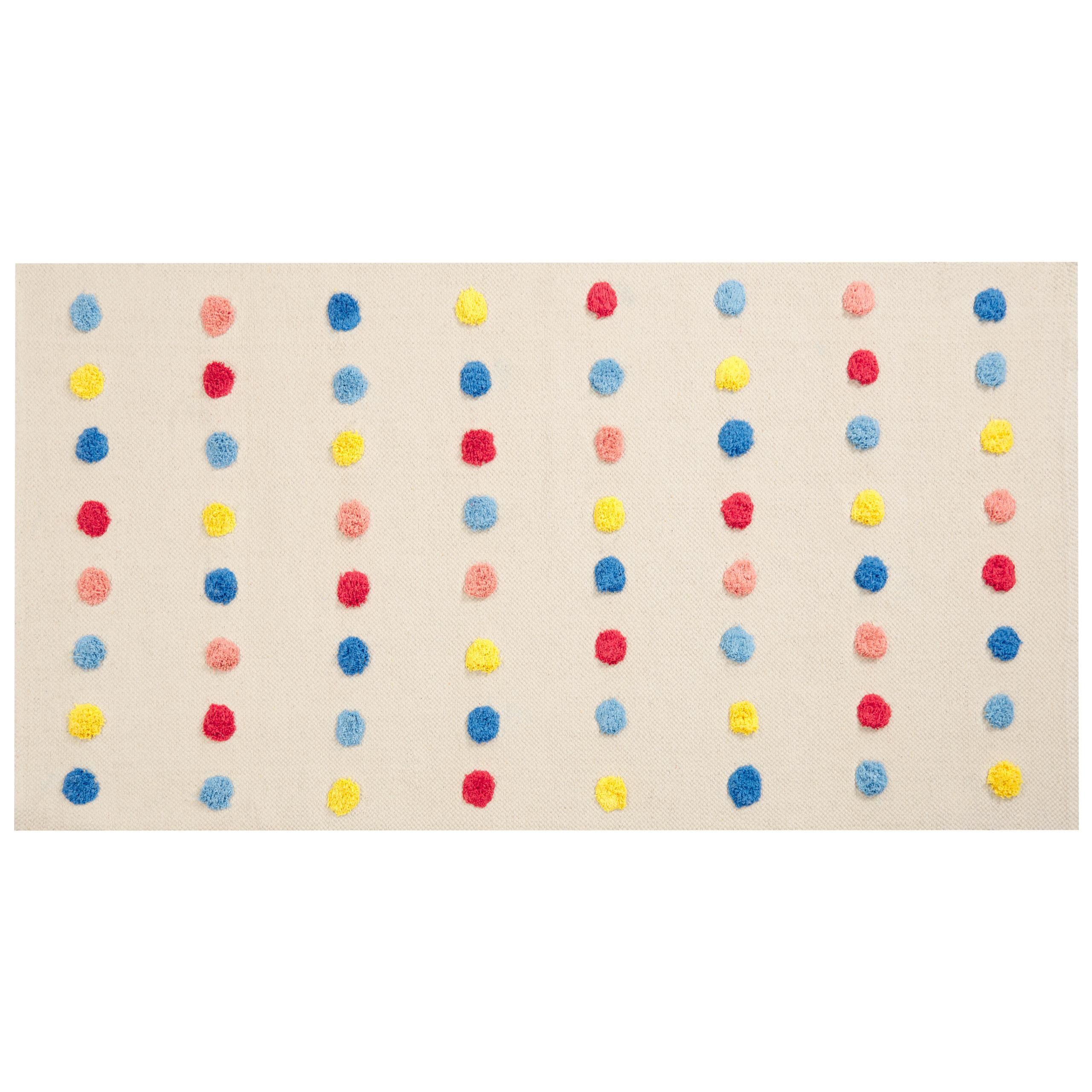 KURZFLOR-KINDERTEPPICH Leles 150/80 cm - Multicolor, Textil (80/150cm) - Beliani