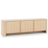LOWBOARD AVORIO 168/52/39 cm, Eichefarben - Eichefarben/Naturfarben, Holzwerkstoff (168/52/39cm) - MASSENO