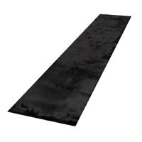 HOCHFLORTEPPICH, einfarbig, Schwarz, 80 x 300 cm - Schwarz, Textil (300/80cm) - KADIMA DESIGN