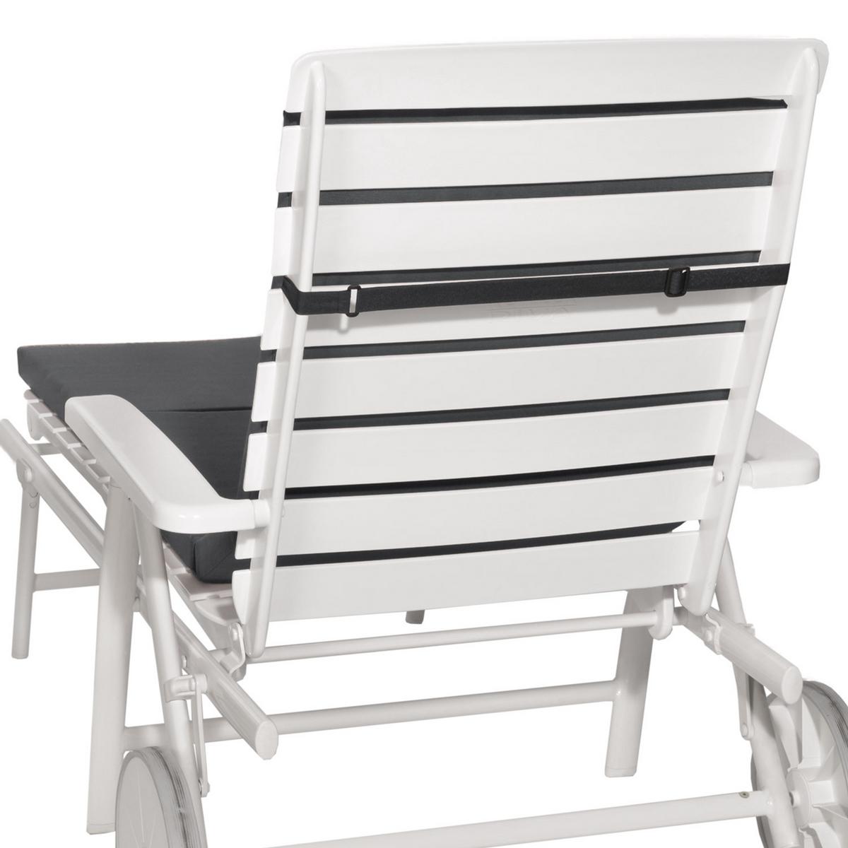 ROLLLIEGENAUFLAGE Loft RL 200/60/5 cm Graphitgrau - Grau, Textil (60/5/200cm) - Beautissu 